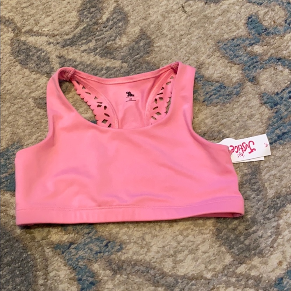 Justice sports bra